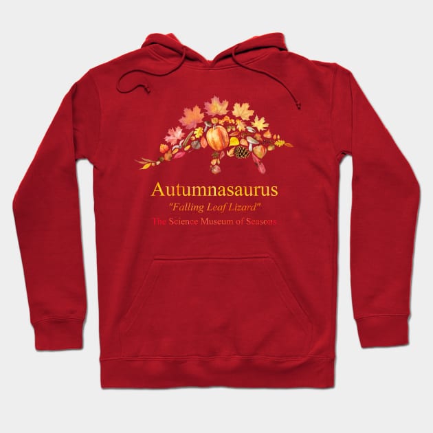 Autumnasaurus Hoodie by collinaraptor